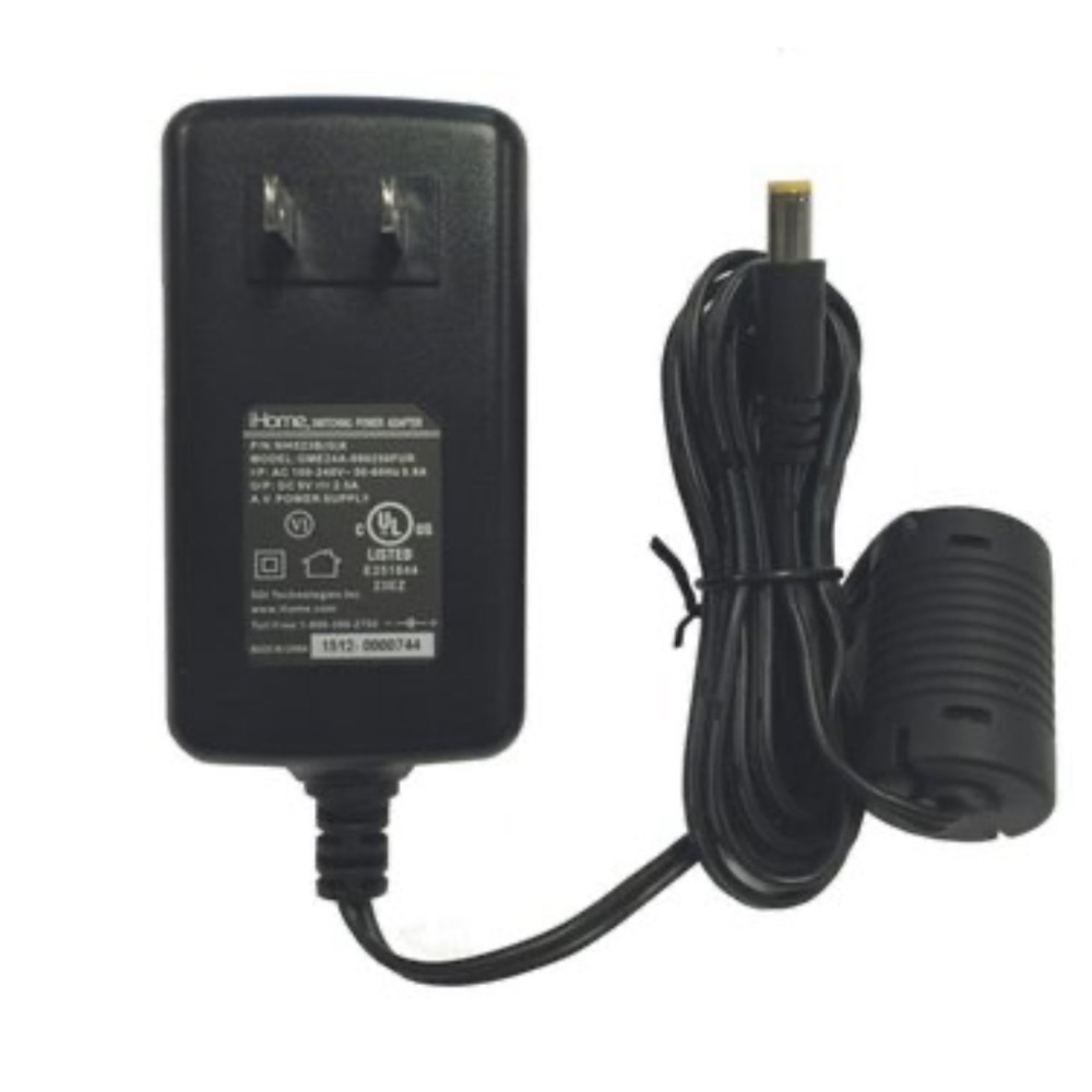 IHome Ac Power Adapter Replacement Cord Black 9iH523B(G)6